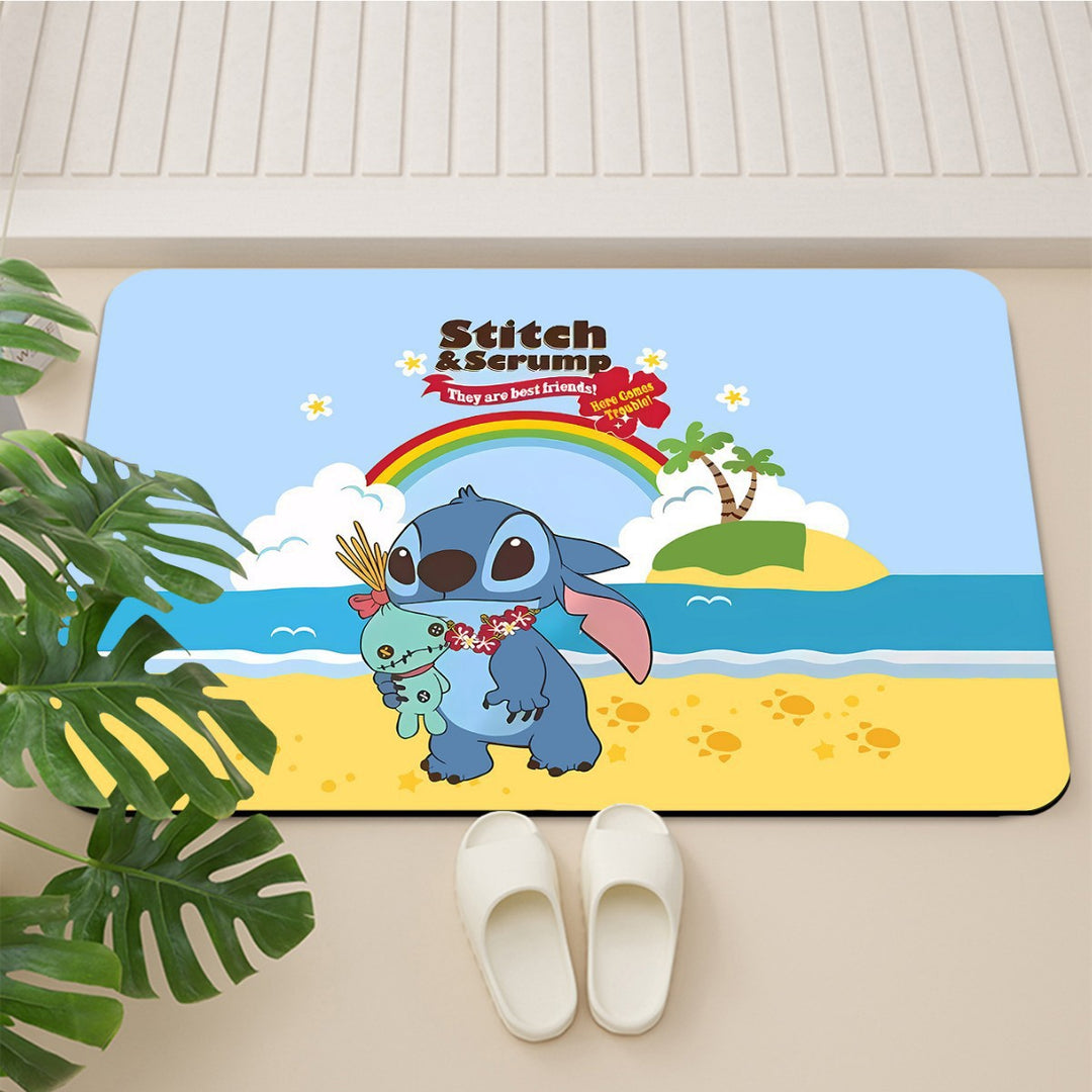 Beach-Themed Floor Mat