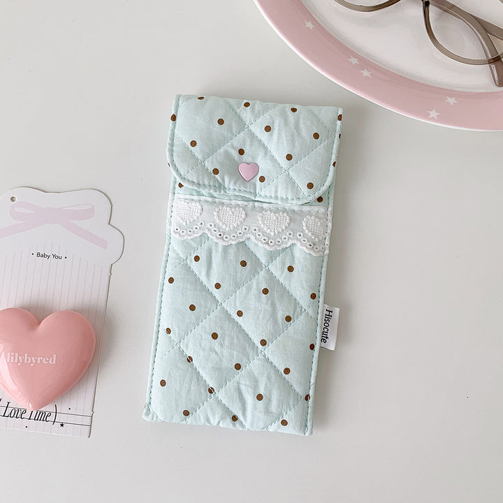Quilted Elegance Pencil Case