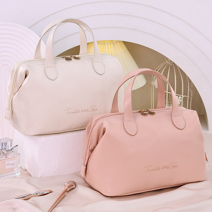 Cosmetic transport bag made of high-quality synthetic leather with stylish design Kalsten