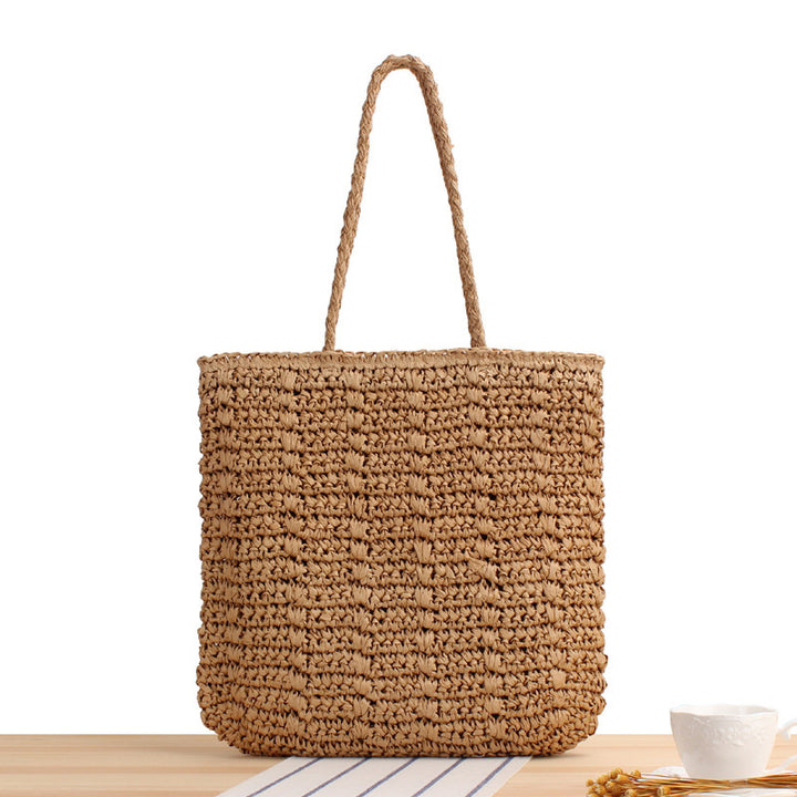 Hand-knotted straw bag Kalsten