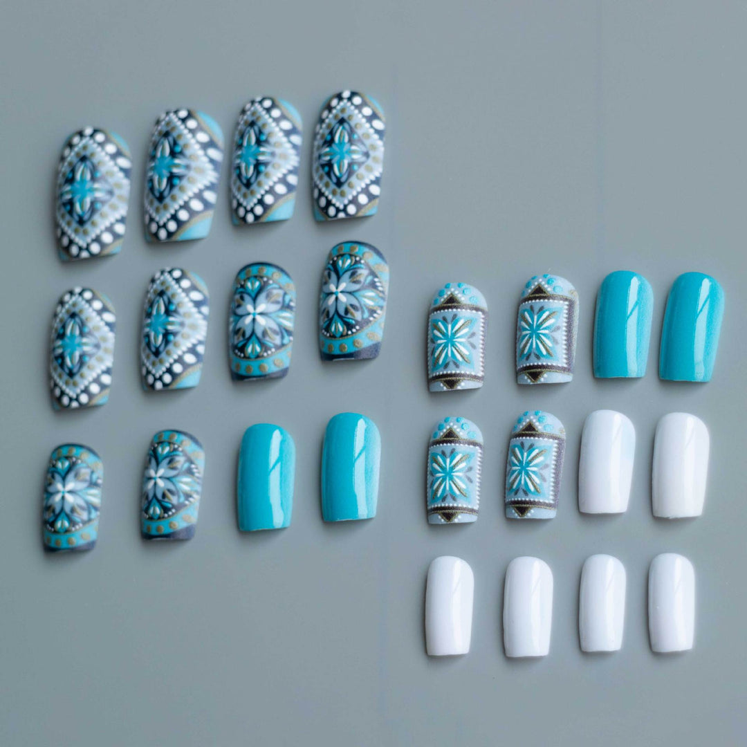 Artistic Bohemian Nail Art Set