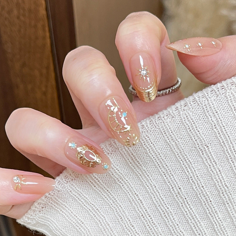 Elegant Gel Press-On Nail Set Kalsten