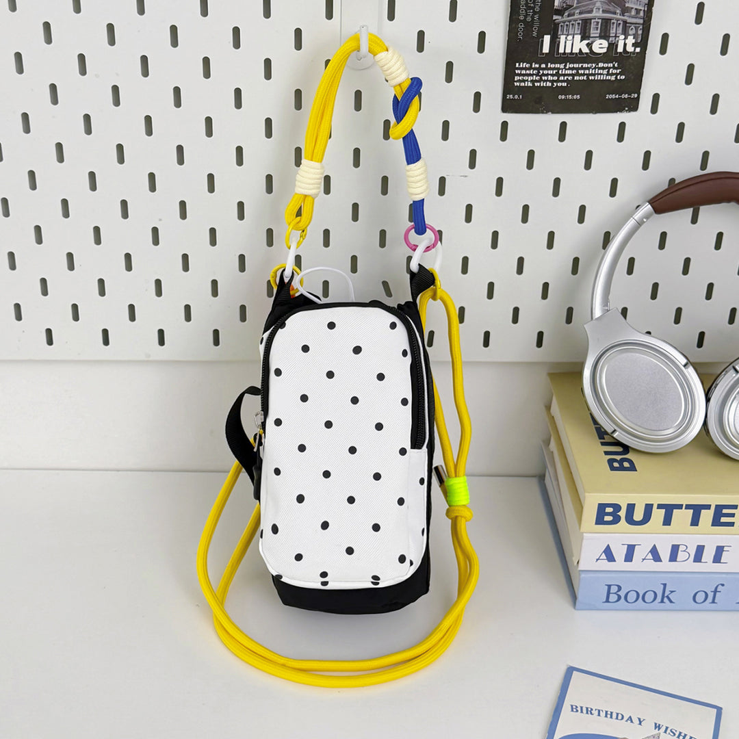 Trendy Polka Dot Mini Crossbody Bag