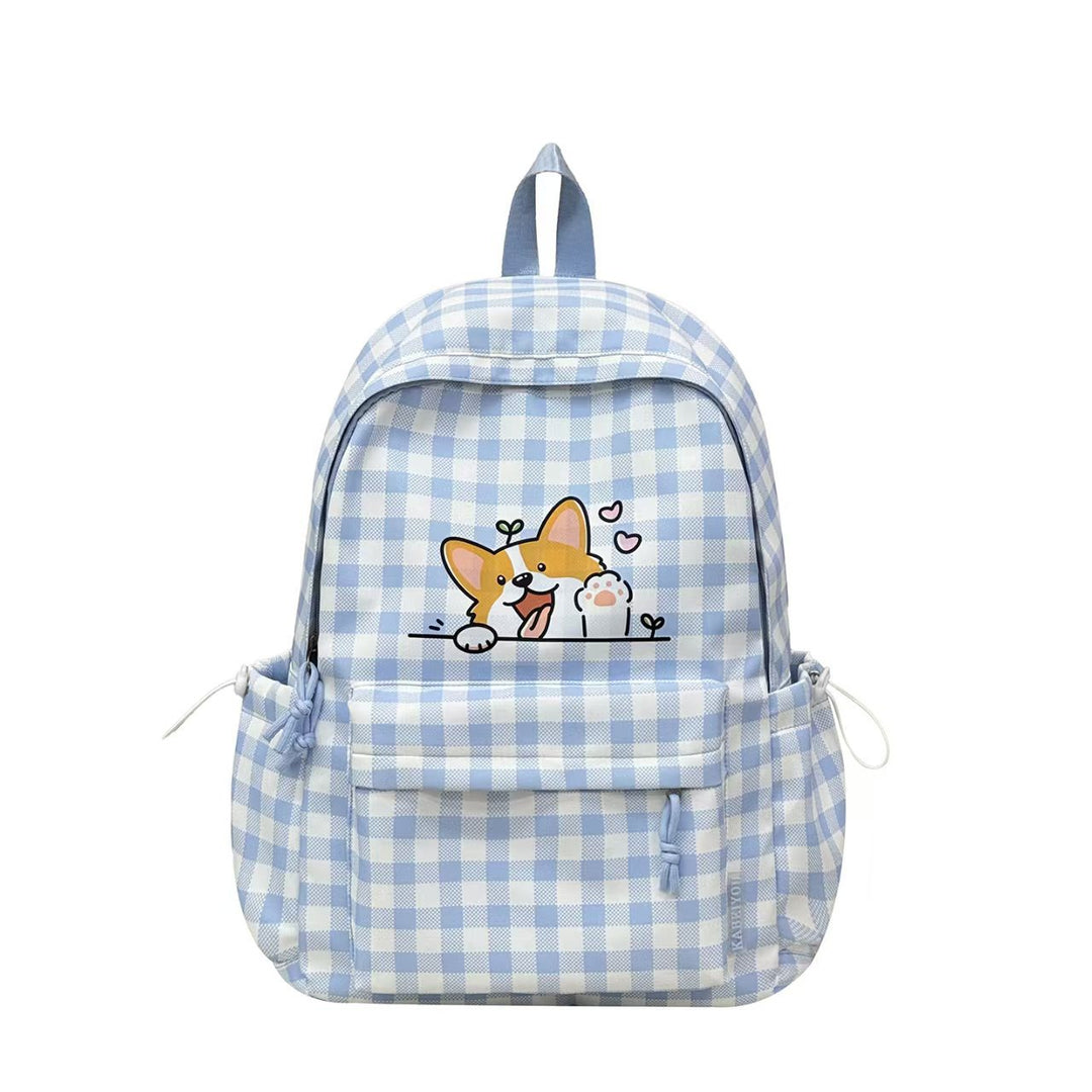 Backpack with Cute Dog Design and Clever Compartment Layout Kalsten