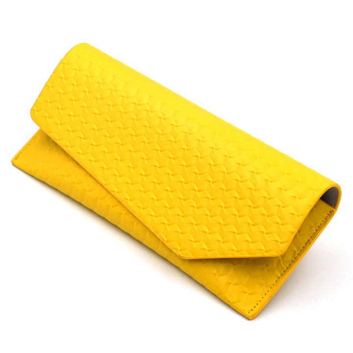 Textured Leather Clutch Wallet Kalsten