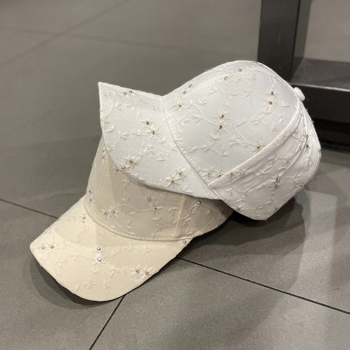 Women's Embroidered Rhinestone-Detail Baseball Cap Kalsten