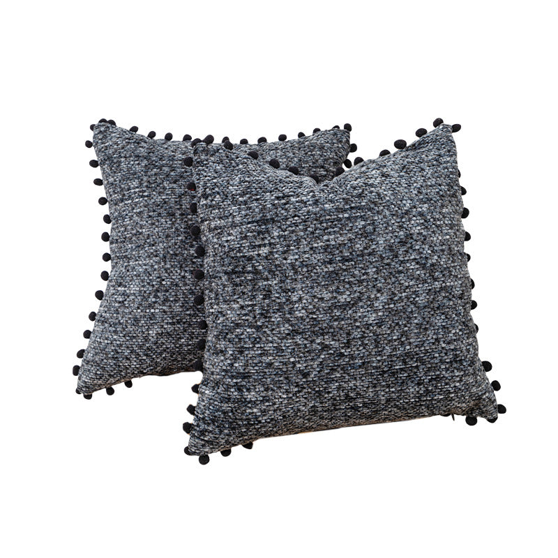 Textured Knitted Decorative Pillow