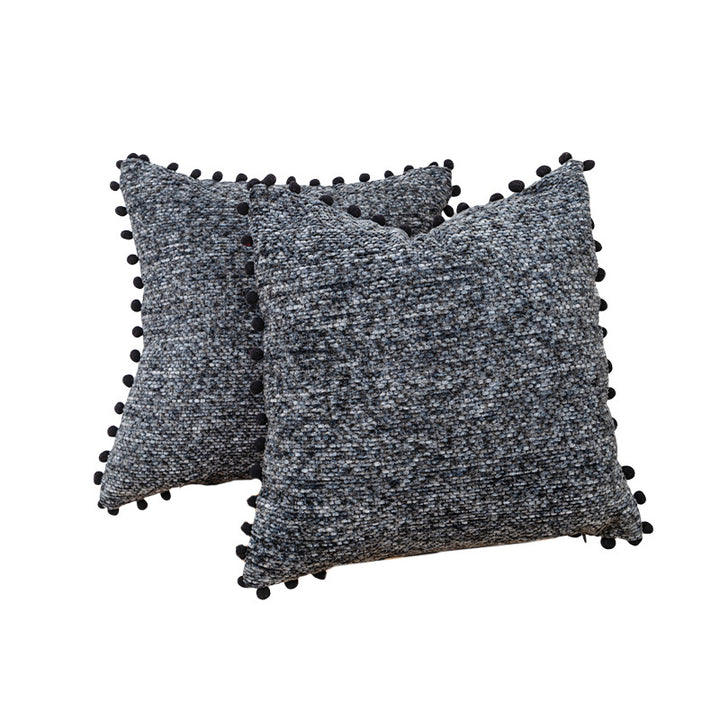Textured Knitted Decorative Pillow