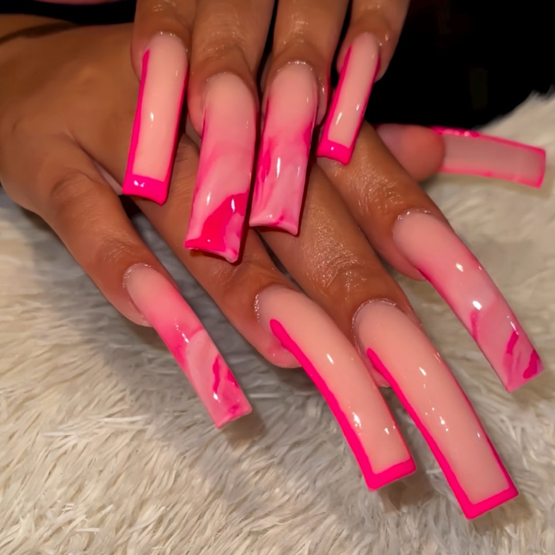 Artistic Long-Lasting Press-On Nail Set Kalsten