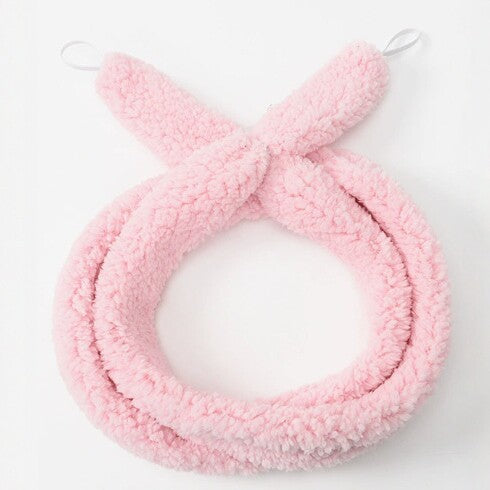 Plush Fabric Hair Wrap