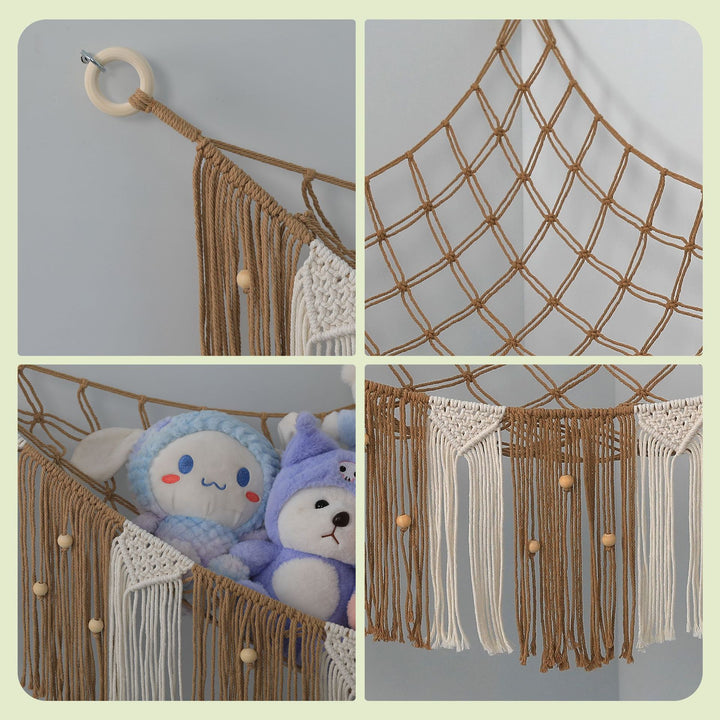 Bohemian Macramé Wall Storage Hammock