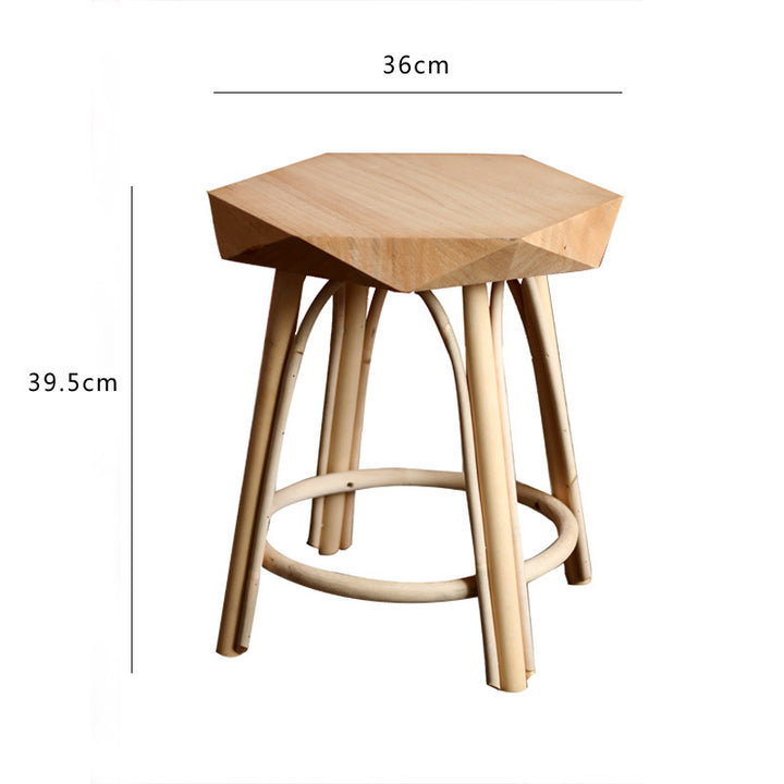 Modern stool made of high-quality Kalsten wood