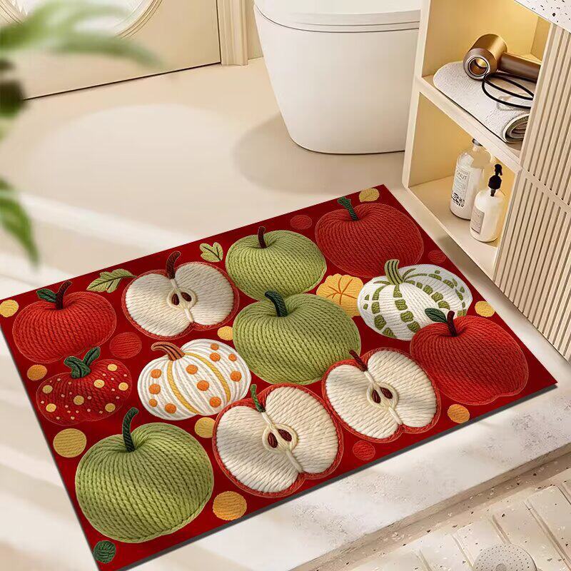 Decorative Fruit-Themed Area Rug Kalsten