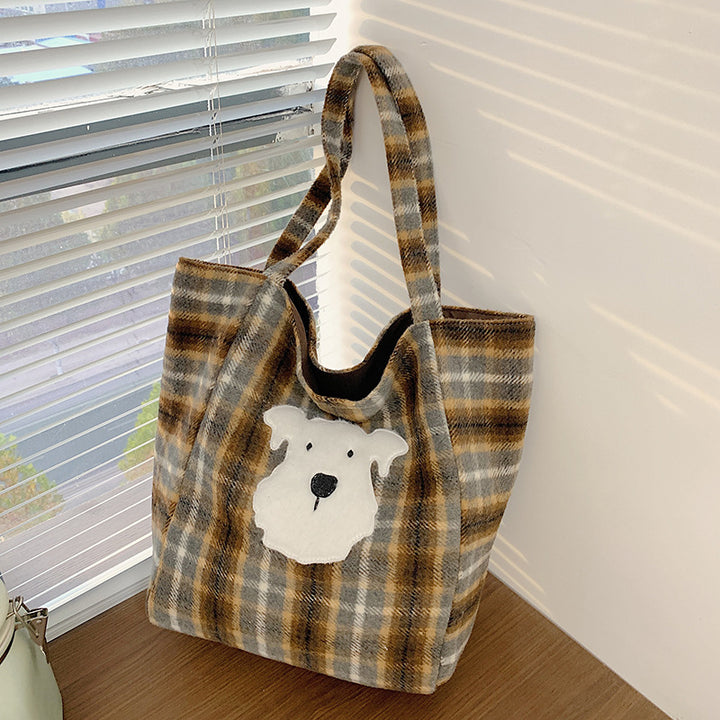 Playful Patterned Tote Bag