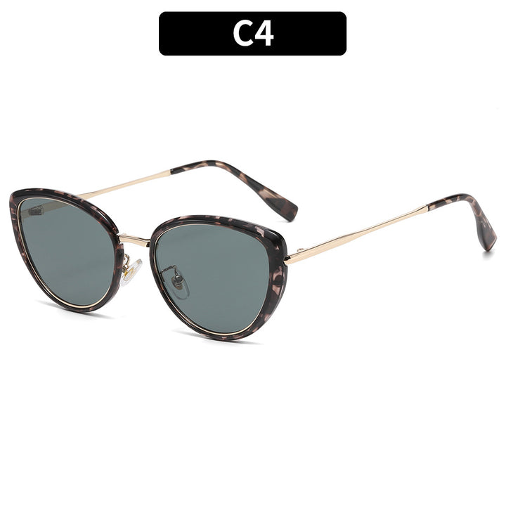 Cat-Eye Sunglasses with Premium Acetate Frame