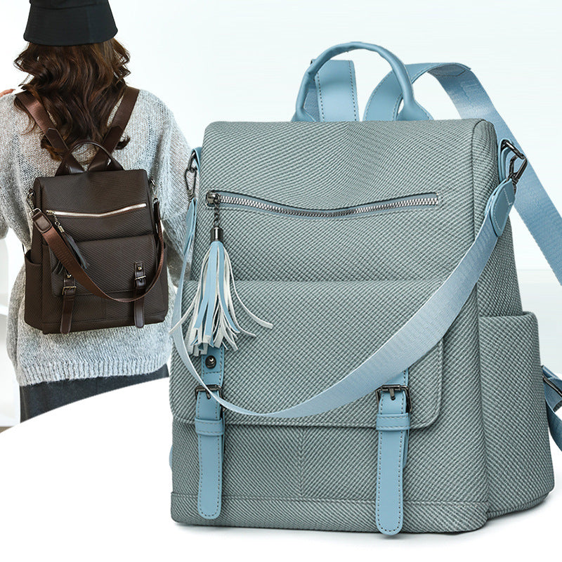 Multi-Functional Textured Backpack Kalsten
