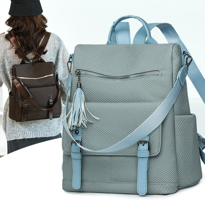 Multi-Functional Textured Backpack Kalsten