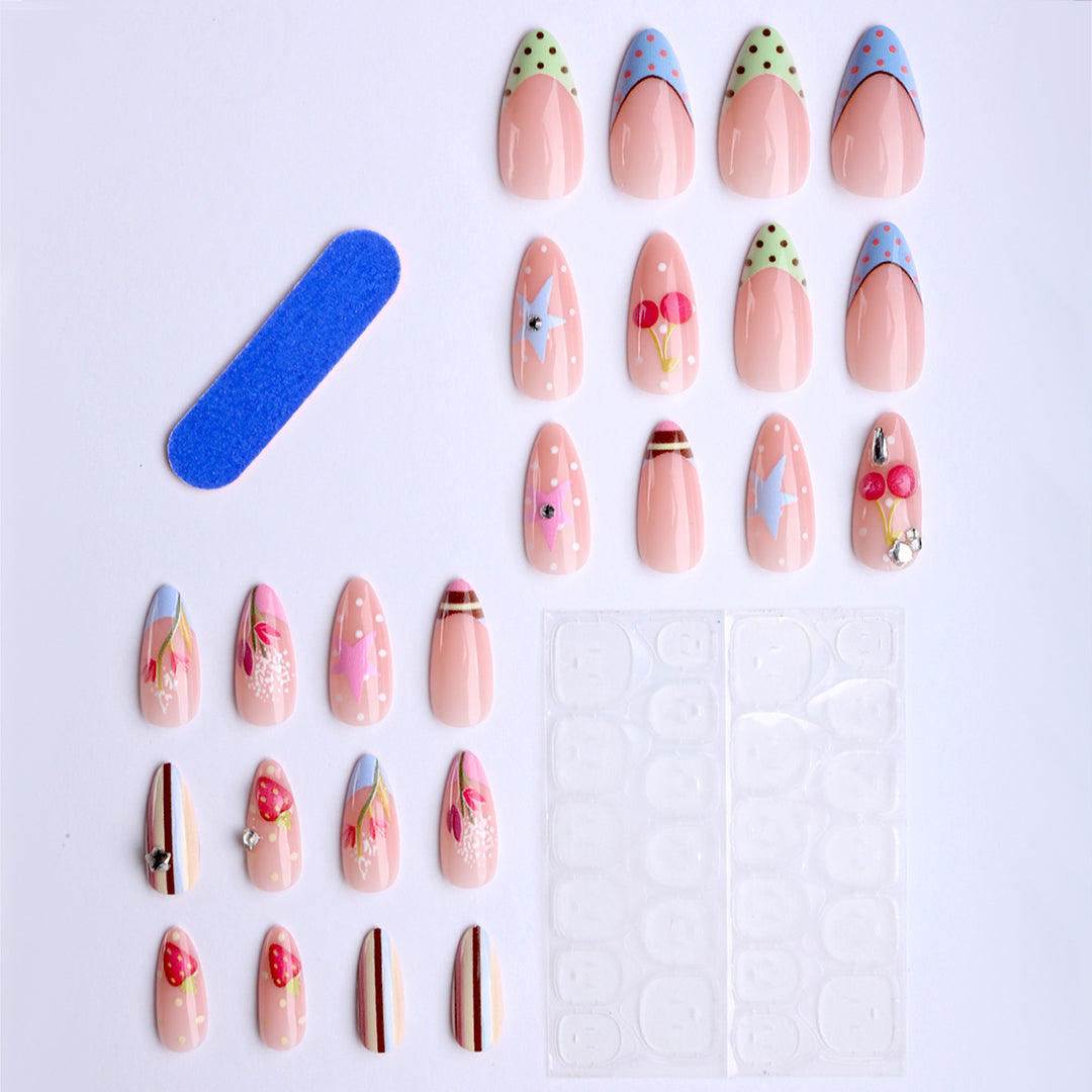 Artificial Fingernails with Creative Designs Kalsten