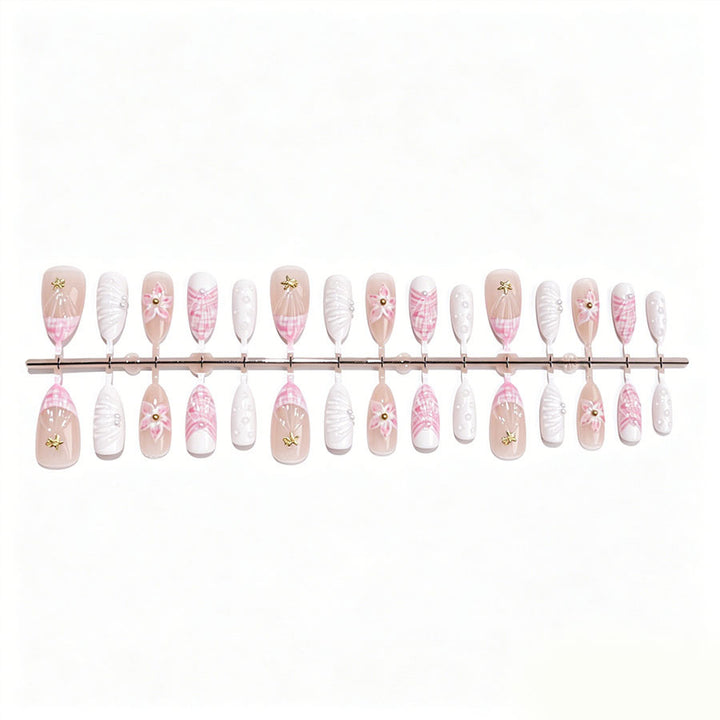 Artistic Floral Design Press-On Nails Kalsten