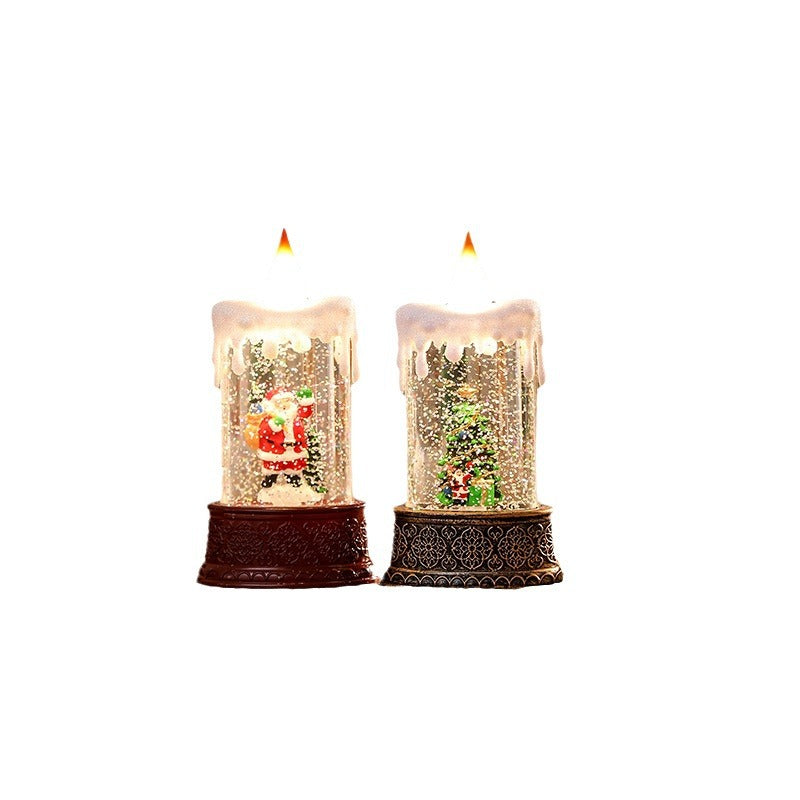 Christmas lantern with movable Santa motif Kalsten