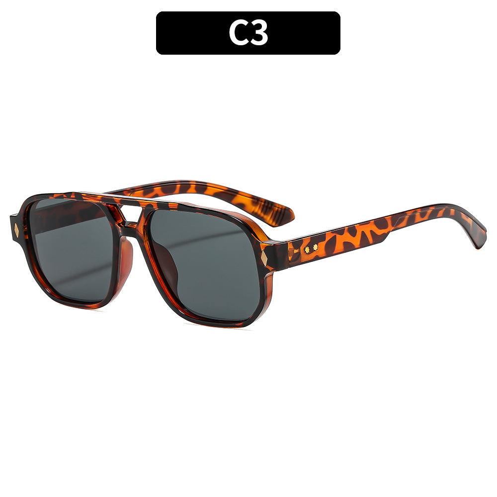 Bold Geometric Frame Sunglasses