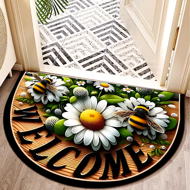 Circular Decorative Natural Stone Mat
