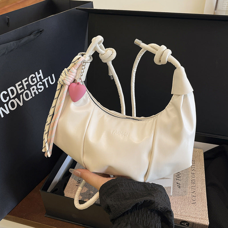Stylish Leather Hobo Handbag Kalsten