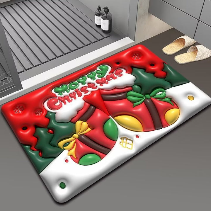 Christmas Themed Floor Mat Kalsten