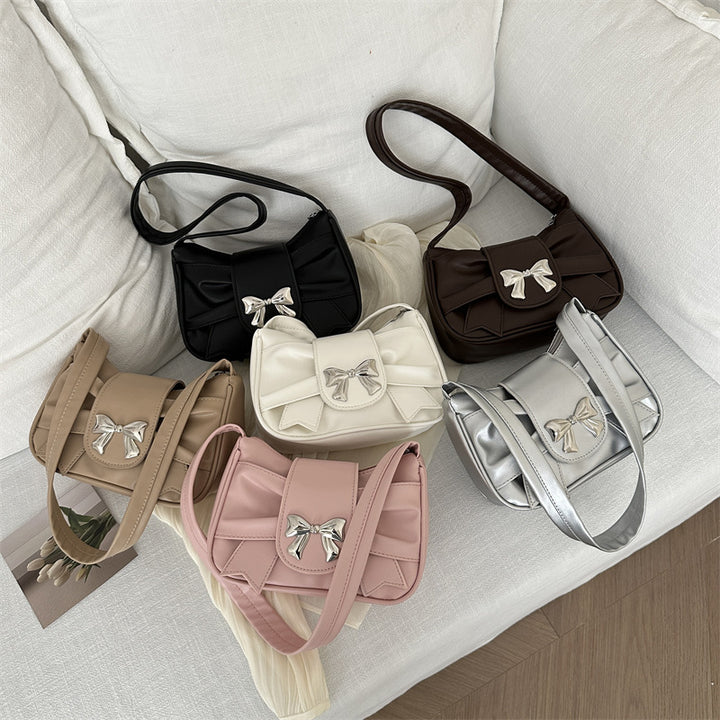 Elegant Bow Accent Shoulder Bag Kalsten