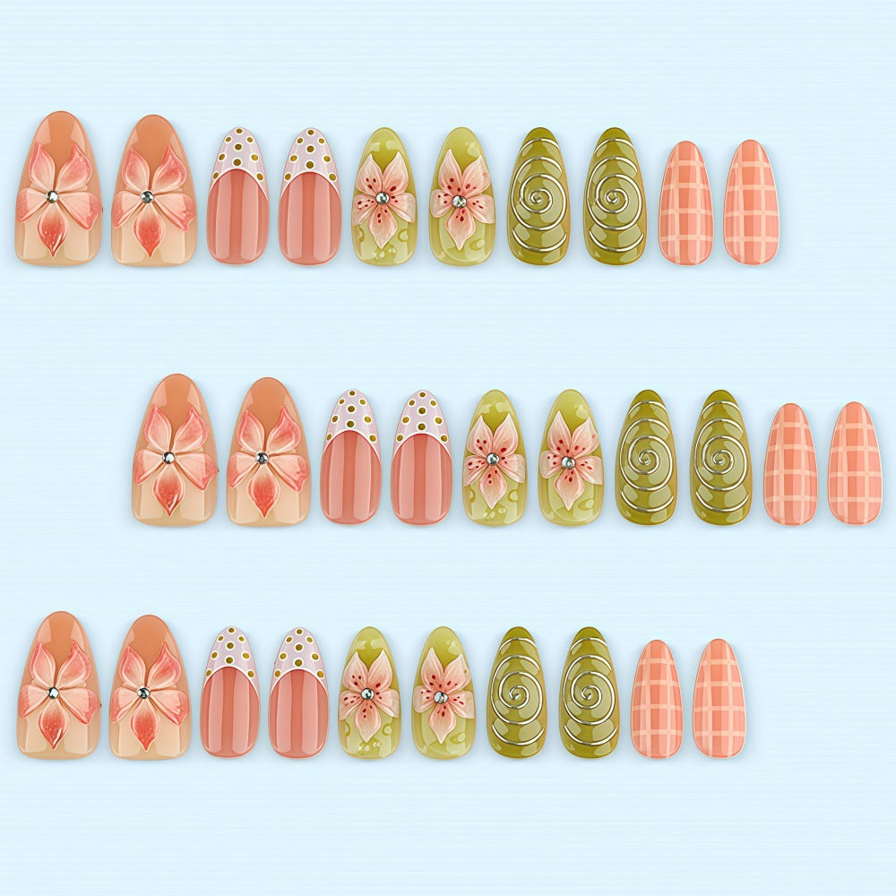 Creative Flower Nail Design Kalsten