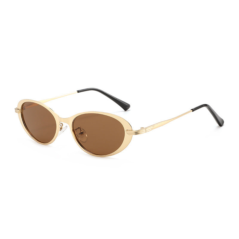 Contemporary Oval Frame Sunglasses Kalsten