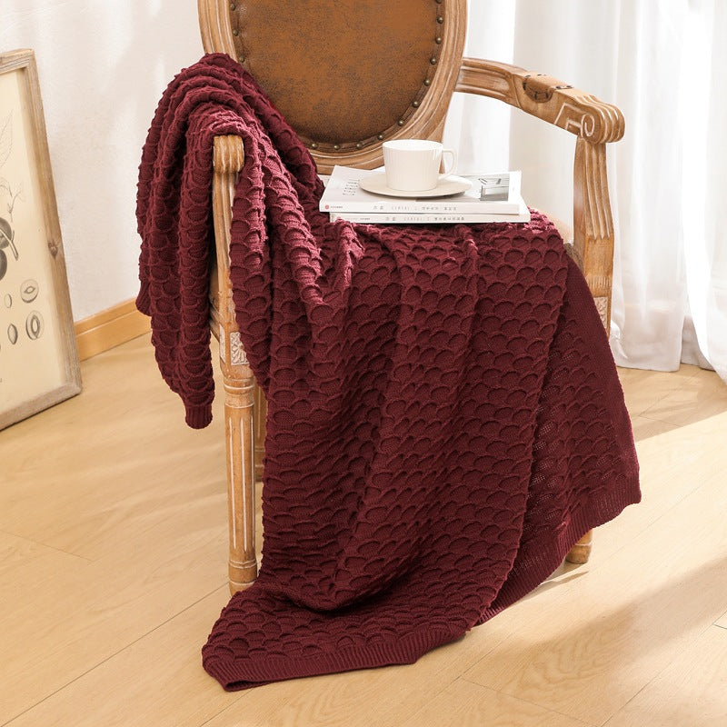 Cozy Knit Throw Blanket