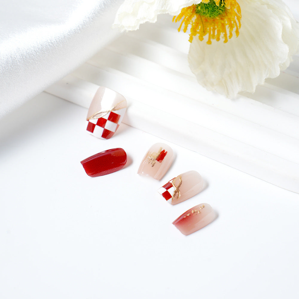 Glamorous Artful Press-On Nail Set Kalsten