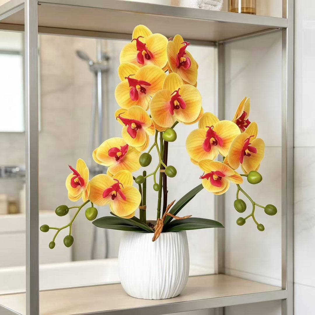 Realistic Orchid Floral Arrangement