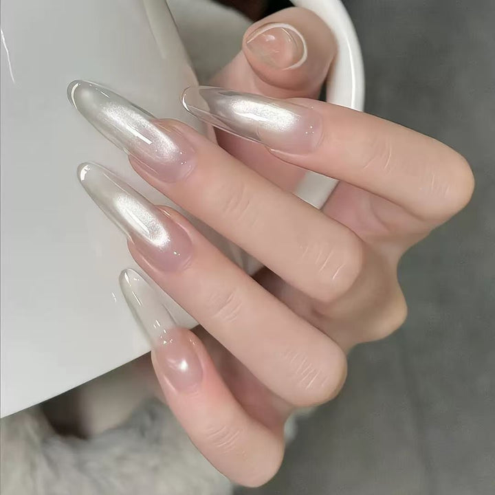 Artificial nail tips with elegant ombre effect Kalsten
