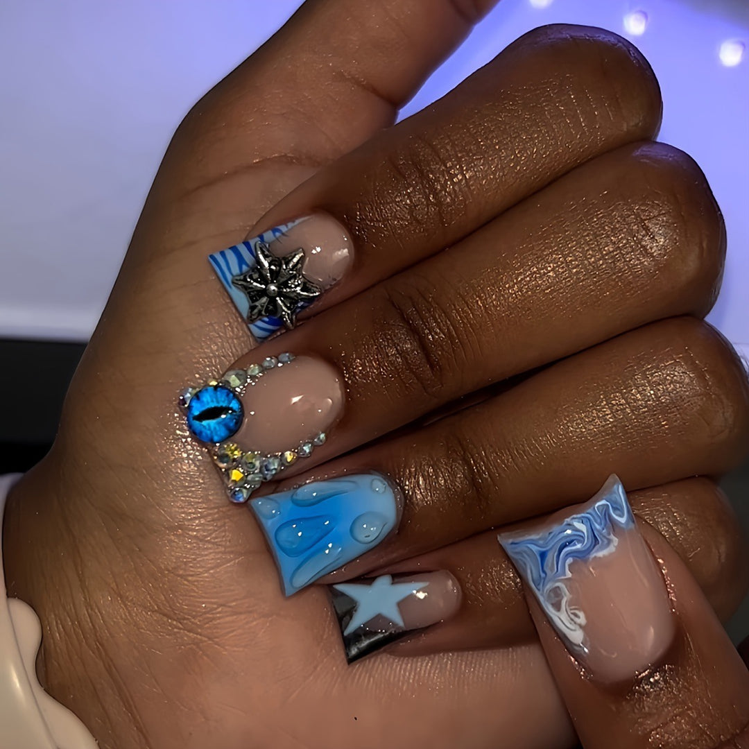 3D Artistic Gel Nail Design Kalsten