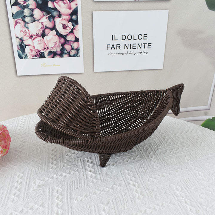 Decorative Fish-Shaped Storage Basket Kalsten