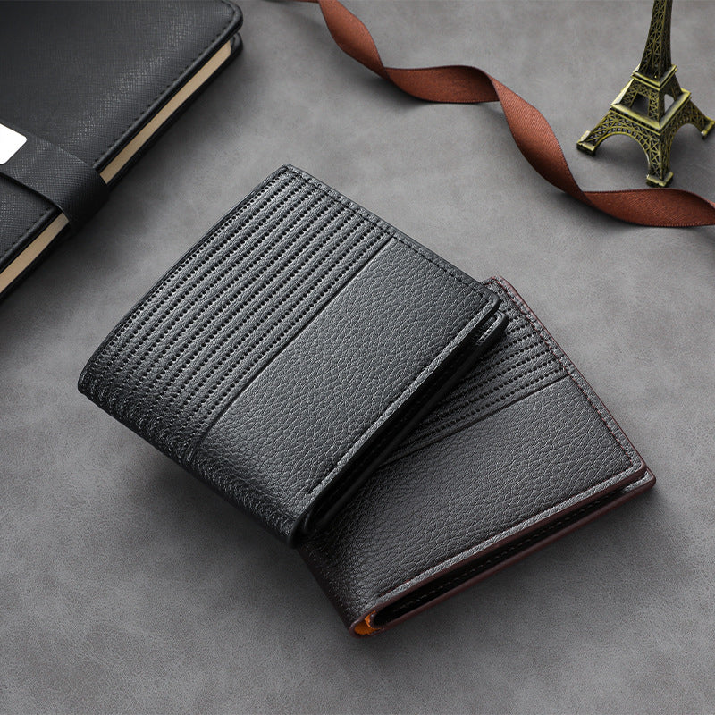 Textured Leather Card Case Kalsten