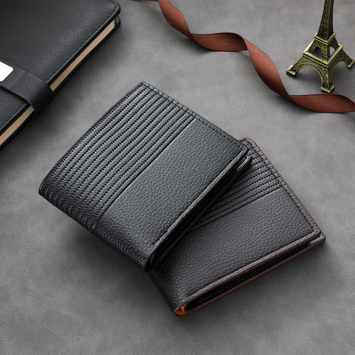 Textured Leather Card Case Kalsten
