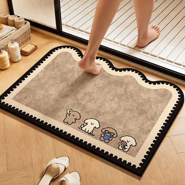 Decorative Bath Mat Kalsten