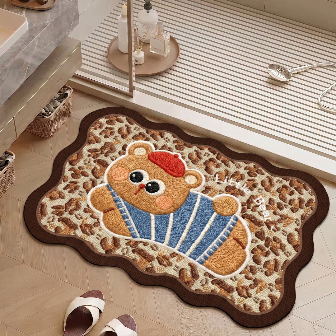Decorative Bathroom Mat Kalsten