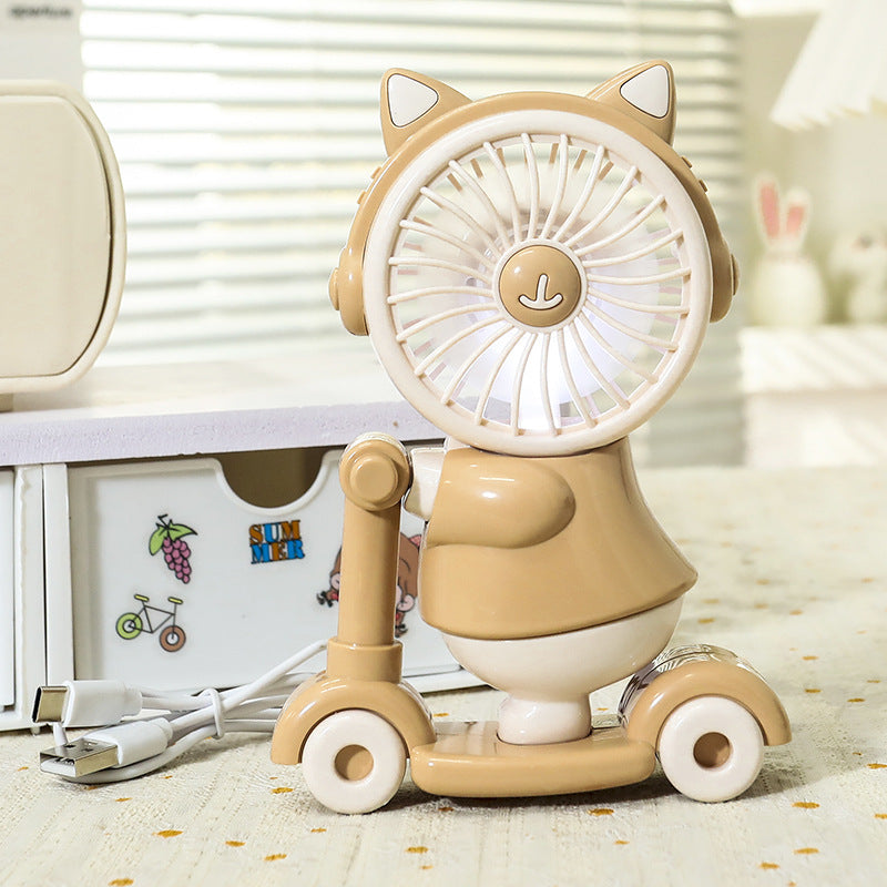 Women Portable Handheld Fan in Creative Animal Design Kalsten
