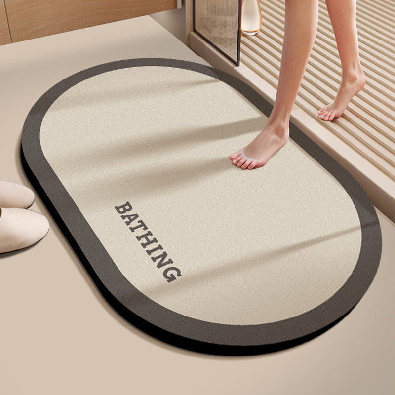 Absorbent Bathroom Floor Mat Kalsten