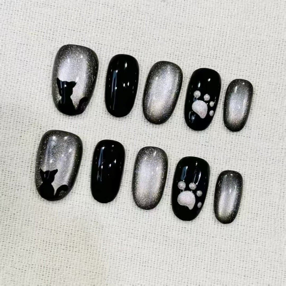 Stylish Artistic Press-On Nail Set Kalsten