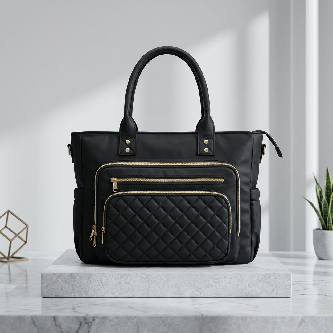 Handbag with Elegant Quilted Look Kalsten