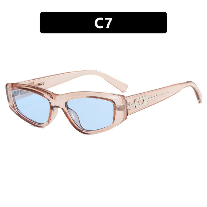 Women's stylish Cat-Eye sunglasses with transparent frame and cool lenses Kalsten