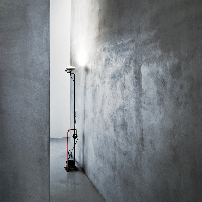 Industrial Floor Lamp with Adjustable Height