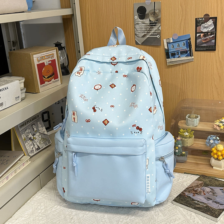 Playful Illustrated Cartoon Backpack Kalsten