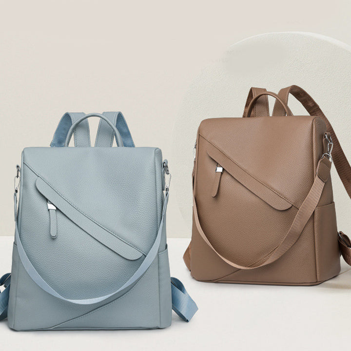Elegant Leather Laptop Backpack Kalsten