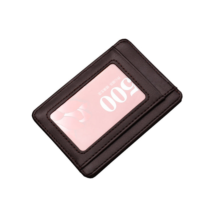 Transparent Window Card Holder